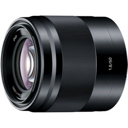 Sony E 50mm f/1.8 OSS APS-C Lens Black SEL50F18