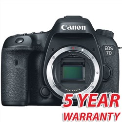 Canon EOS 7D Mark II Camera Body (Camera Kit Box) DSLR Digital SLR with 5 Year Warranty