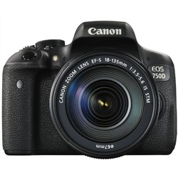 Canon EOS 750D with EF-S 18-135mm IS STM Lens Kit DSLR Camera Digital SLR