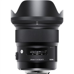 Sigma 24mm f/1.4 DG HSM Art Lens Nikon Mount
