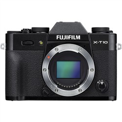 Fujifilm X-T10 Mirrorless Digital Camera Body BLACK (Camera Lens Kit Box)
