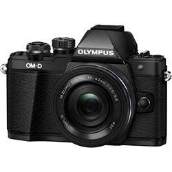 Olympus OM-D E-M10 II Camera BLACK with 14-42mm EZ Single Lens Kit