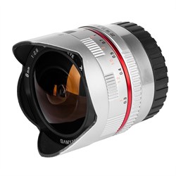 Samyang 8mm f/2.8 Fisheye II UMC CS Lens (Silver) Sony E Mount