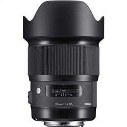 Sigma 20mm f/1.4 DG HSM Art Lens Nikon Mount