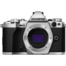 Olympus OM-D E-M5 Mark II Body Silver Mirrorless Micro Four Thirds ( Camera Kit Box ) 