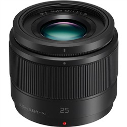 Panasonic Lumix G 25mm f/1.7 ASPH. Lens Black MFT