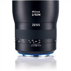 Zeiss Milvus 50mm f/2 Lens Canon Mount 2/50 ZE