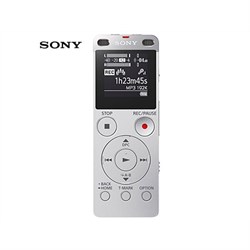 Sony ICD-UX560F Silver Digital Voice Recorder with Built-In USB and FM ICD-UX560