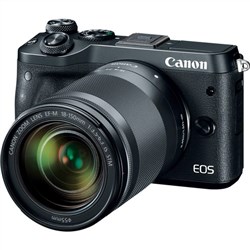 Canon EOS M6 BLACK with EF-M 18-150mm Lens Kit Mirrorless Digital Camera
