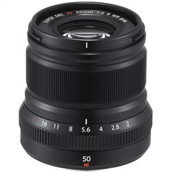 Fujifilm XF 50mm f/2 R WR Black Fujinon Lens