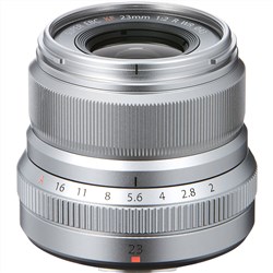 Fujifilm XF 23mm f/2 R WR Lens (Silver) Fujinon