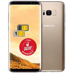 Samsung Galaxy S8+ 64GB Dual Sim GOLD UNLOCKED SM-G955FD S8 Plus Duos 4G LTE Mobile Phone