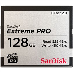 Sandisk Extreme Pro 128GB CFast 2.0 525mb/sec