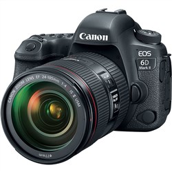 Canon EOS 6D Mark II with 24-105mm f/4L IS USM II Lens Kit DSLR Digital SLR Camera