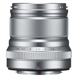 Fujifilm XF 50mm f/2 R WR Silver Fujinon Lens