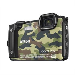 Nikon COOLPIX W300 Digital Camera (Camouflage Green)