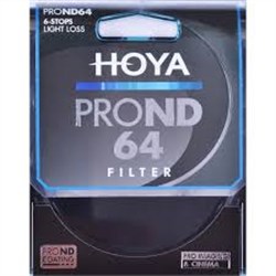 Hoya Pro ND64 55mm Filter 6 F Stop Light Reduction