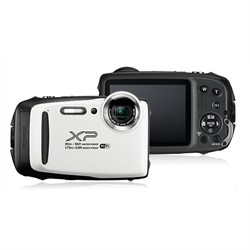 Fujifilm FinePix XP130 Water Resistant Digital Camera (White)