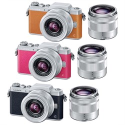 Panasonic Lumix DMC-GF10 Black 12-32mm and 35-100mm Twin Lens Kit Micro Four Thirds MFT Camera
