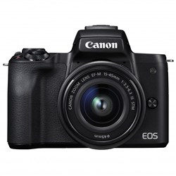 Canon EOS M50 with 15-45mm STM Lens Kit (Black) Mirrorless Digital Camera