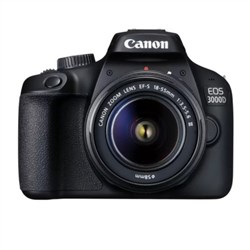 Canon EOS 3000D with EF-S 18-55mm III Lens Single Kit DSLR Camera Digital SLR