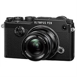 OLYMPUS PEN-F with 12mm f/2.0 Lens Kit Black Mirrorless Camera
