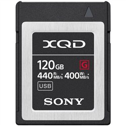 Sony 120GB XQD Memory Card G Series 440mb/s Read 400mb/s Write
